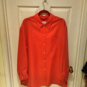 Liz Claiborne, Women's Pink Button-down, Size XL